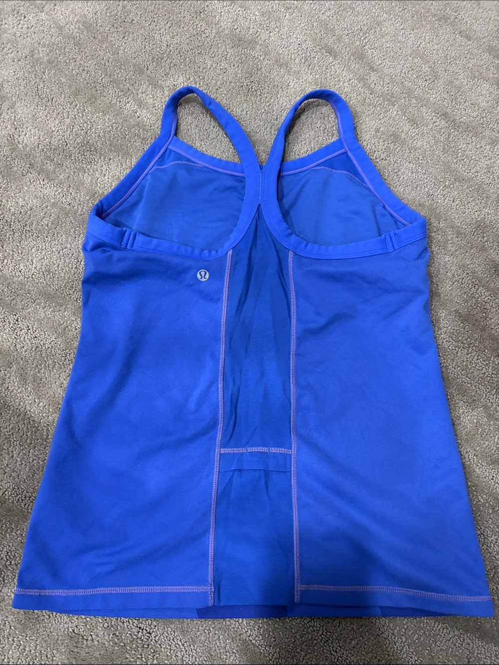 Lululemon Blue Racerback Athletic Tank size 10